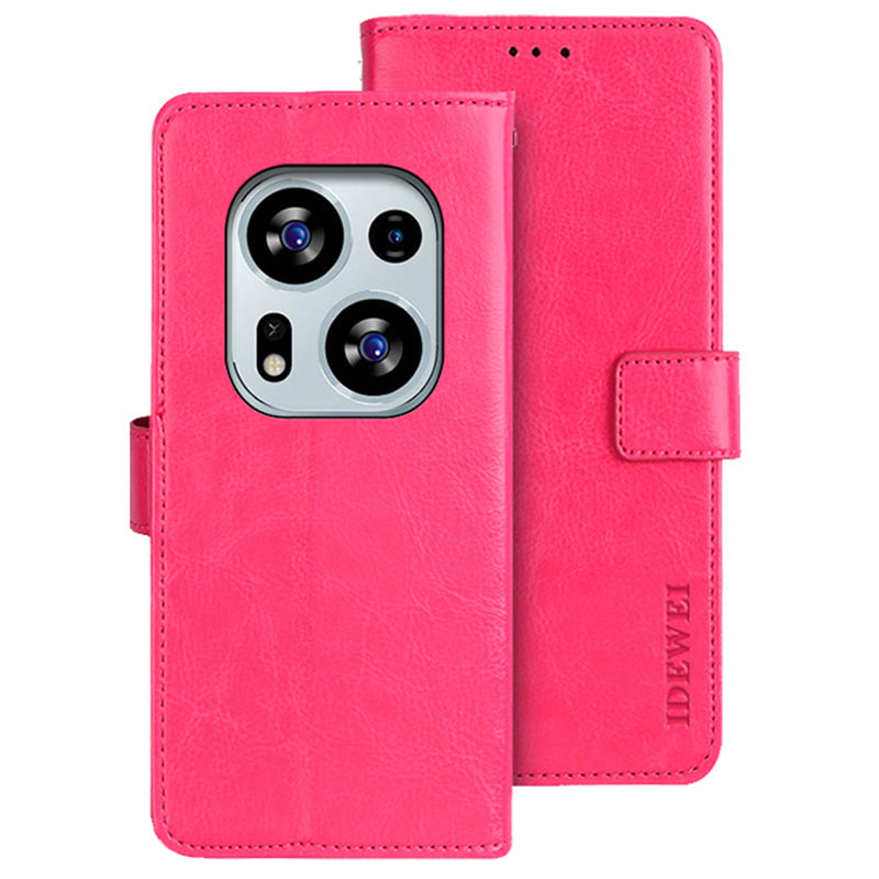 IDEWEI For Tecno Phantom X2 5G Crazy Horse Texture PU Leather Anti-drop Cover Folio Flip Phone Case with Stand Wallet IDEWEI For Tecno Phantom X2 5G Crazy Horse Texture PU Leather Anti-drop Cover Folio Flip Phone Case with Stand Wallet